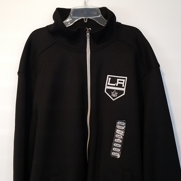 NHL LA Kings men's black jacket embroidered logo size XXL NWT - Picture 1 of 6